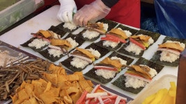 광명전통시장 1000원 깻잎김밥 - kakaoTV 광명전통시장 1000원 깻잎김밥