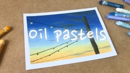 루프탑이 있는 밤하늘 풍경화 그림 | 문교오일파스텔로 그리는 취미미술 | oil pastel - kakaoTV 루프탑이 있는 밤하늘 풍경화 그림... 