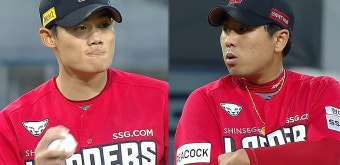 장지훈-김택형, 균형을 유지하는 피칭 / 7회말 | 다음스포츠