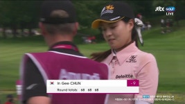 [3R 18번홀] 3연속 68타! 마지막 홀 버디로 기분 좋게 마무리하는 전인지 - kakaoTV [3R 18번홀] 3연속 68타! 마지막 홀 버디로 기분 좋게... 