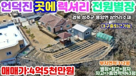 NO:2-61번#성주군땅.성주땅.성주군부동산.성주부동산.성주군공인중개사.경북성주군용암면상언리전원별장매매 - kakaoTV NO:2-61번#성주군땅.... 