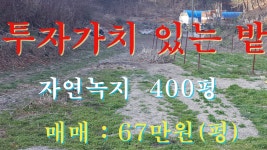 경북 포항 부동산 장성동 침촌지구 인근 밭 매매 - kakaoTV 경북 포항 부동산  장성동 침촌지구 인근 밭 매매