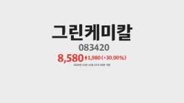그린케미칼 주가 분석(083420) 2020년 12월 11일기준 - kakaoTV 그린케미칼 주가 분석(083420) 2020년 12월 11일기준