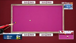 탄탄한 기본기의 앞돌리기와 3뱅크샷으로 1세트를 따내는 해커... 3뱅크샷으로 1세트를 따내는 해커[크라운해태 PBA 챔피언십 64강]