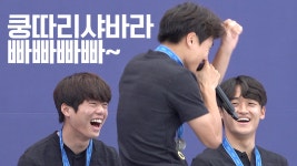 이상준 선수가 지금 가장 기억 나는 노래는? 쿵따리샤바라빠빠빠빠 U-20 월드컵 축구대표팀 - kakaoTV 이상준 선수가 지금 가장 기억 나는... 