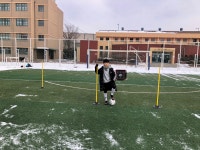 09(토) 조치원중학교 - kakaoTV 김영후FC유소년축구클럽 4학년 권준서 패싱, 볼컨트롤, 슈팅 연습 2021.01.09(토) 조치원중학교  