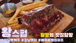 VLOG 왕스펍 강남역 맥주 펍 ㅣ 베이비백립하프 그릴드쉬림프롤 ㅣ... 맥주 펍 ㅣ 베이비백립하프 그릴드쉬림프롤 ㅣ 맛집 탐방 브이로그 ㅣ... 