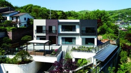 숲의 경계, 아름다운 자연을 안은 향린동산 사각 집 - kakaoTV [목조, 통나무주택] 도심과 숲의 경계, 아름다운 자연을 안은 향린동산 사각 집