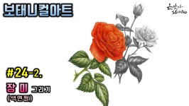 장미 그리기 (꽃드로잉 - 꽃그림 기초강좌) 색연필꽃그림 (1편) - kakaoTV [보태니컬아트] #24-2. 장미 그리기 (꽃드로잉 - 꽃그림 기초강좌)... 