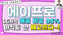에이프로(262260) - LG화학 매출 비중 95% 아직도 난 배고프다~! - kakaoTV 에이프로(262260) - LG화학 매출 비중 95% 아직도 난 배고프다~!