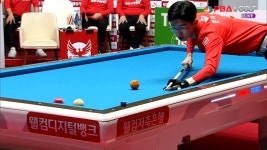 뱅크샷으로만 8점을 뽑아내는 한지승의 뱅크샷 모음![웰컴저축은... 8점을 뽑아내는 한지승의 뱅크샷 모음![웰컴저축은행 PBA 팀리그 5R]