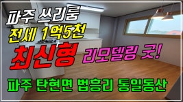 파주 탄현면 법흥리 통일동산 신세계첼시아울렛 프로방스 헤이리 파주영어마을 쓰리룸 전세 올수리한 최신형 주택 - kakaoTV 파주 탄현면 법흥리... 