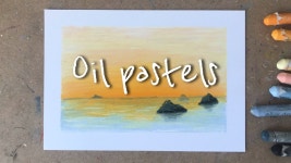 오일파스텔 제주도 바다 풍경화 그리기 | 노을지는 바다 | oil pastel drawing - kakaoTV 오일파스텔 제주도 바다 풍경화 그리기... 
