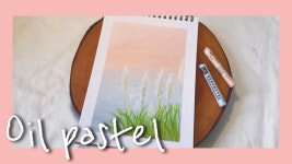 까렌다쉬 오일파스텔로 그리는 간단한 갈대밭 풍경화 | 오일파스텔 초보 | oil pastel - kakaoTV 까렌다쉬 오일파스텔로 그리는 간단한... 