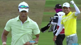 [1R] 13,14번홀 완벽 그 자체 롱 퍼트 감각이 예사롭지 않은 공영준과 김종덕 - kakaoTV [1R] 13,14번홀 완벽 그 자체 롱 퍼트 감각이... 