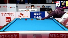 뱅크샷을 시작으로 6점을 만들어내며 역전하는 박인수[웰컴저축은... 6점을 만들어내며 역전하는 박인수[웰컴저축은행 PBA 팀리그 5R]