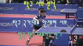 탁구서브 분석 - 국가대표 안재현 선수편 - kakaoTV 탁구서브 분석 - 국가대표 안재현 선수편