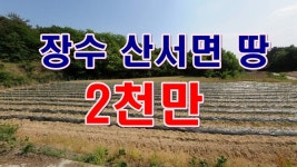 [부동산 경매물건] 전북 장수 산서면 하월리 땅!! 주말농장, 텃밭, 농막 가능한 땅 - kakaoTV [부동산 경매물건] 전북 장수 산서면 하월리 땅!!... 