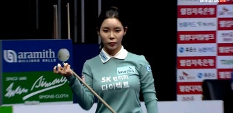 탄탄한 기본기로 3득점 마무리하며 2세트를 책임지는 이우경[웰컴저축은행 PBA 팀리그 2022-2023 6라 - kakaoTV 탄탄한 기본기로 3득점...