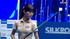 흐름을 타자 3득점 추가하면서 세트포인트 만드는 용현지[실크로드안산 LPBA 챔피언십 23-24] - kakaoTV 흐름을 타자 3득점 추가하면서... 
