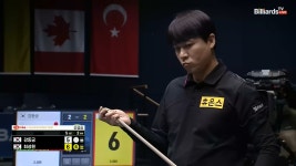 '한 점이라도 더' 6점 하이런으로 곧바로 역전 만드는 최성원 [하림 PBA 챔피언십] - kakaoTV '한 점이라도 더' 6점 하이런으로 곧바로 역전...