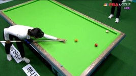 나이스샷!!적절한 회전량 조절을 통해 되돌리기 뱅크샷 성공하는 스롱[하나카드 LPBA 챔피언십] - kakaoTV 나이스샷!!적절한 회전량 조절을... 