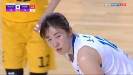 경기를 지배하는 리바운드 좋은 집중력으로 앤드원까지 만들어내는 노현지 / 2Q | 다음스포츠