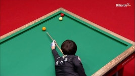 굿샷!!기가막힌 3뱅크샷 성공하며 세트포인트가는 모리[웰컴저축은행 PBA 팀리그 4R] - kakaoTV 굿샷!!기가막힌 3뱅크샷 성공하며... 