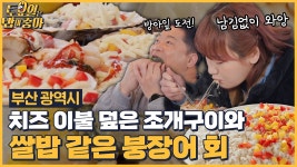 처음 먹어보는 붕장어 회에 반한 히밥! - kakaoTV 🍚EP.115 40년 전통 부산 조개구이 맛집! 처음 먹어보는 붕장어 회에 반한 히밥!