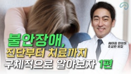 불안장애 완전 정복, 진단부터 치료까지 1편 (주성완 해아림한의원... 불안장애 완전 정복, 진단부터 치료까지 1편 (주성완 해아림한의원 원장)