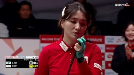당구 역사에 남을 장면! 쓰리뱅크 뱅뱅뱅뱅으로 경기를 끝내는 강지은 [웰컴저축은행 PBA 팀리그 5R] - kakaoTV 당구 역사에 남을 장면!... 