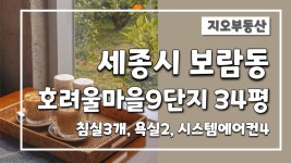 세종시 보람동 호려울마을9단지 34평, 시스템에어컨 4대, 세종에 학군 좋은 아파트입니다. - kakaoTV 세종시 보람동 호려울마을9단지 34평... 