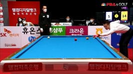 다음스포츠 | 3연속 뱅크샷으로 8점 하이런 뽑아내며 순식간에 세트포인트 만드는 김임권[웰뱅 PBA 챔피언십 결승]