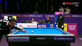 진이섭을 3대0으로 이기고 64강에 진출하는 조재호[하이원리조트... 이기고 64강에 진출하는 조재호[하이원리조트 PBA챔피언십 2024]