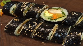 한끼 든든한 ♥엄마표요리 [돈까스김밥] - kakaoTV 한끼 든든한 ♥엄마표요리 [돈까스김밥]