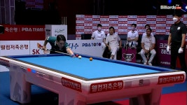 [웰컴저축은행 PBA 팀리그 20 - kakaoTV 1세트 HL 크라운해태... 박한기) VS NH농협카드(조재호,마민캄)[웰컴저축은행 PBA 팀리그 20