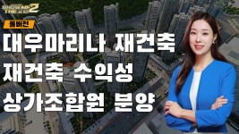 대우마리나 상가 조합원 아파트 분양여부/상가 조합원에 아파트 분양시 아파트 조합원 손해여부/재건축 수익성 - kakaoTV 대우마리나 상가... 
