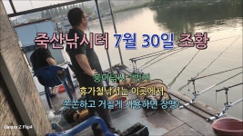 죽산낚시터 7월 30일 조황 - kakaoTV 죽산낚시터 7월 30일 조황
