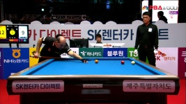 단 두이닝만에 경기의 흐름을 바꾸고 세트 마무리, 사이그너[SK렌... 바꾸고 세트 마무리,  사이그너[SK렌터카 제주 PBA월드챔피언십2024]