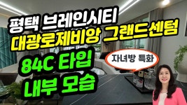 평택 브레인시티 대광로제비앙 그랜드센텀 84㎡C타입 내부 구조 - kakaoTV 평택 브레인시티 대광로제비앙 그랜드센텀  84㎡C타입 내부 구조