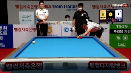 다음스포츠 | 좋은 호흡으로 5점 하이런하며 승기를 잡는 크라운해태[웰컴저축은행 PBA 팀리그 2022-2023 1라운드]