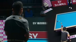 헷갈렸네 세트 포인트에서 오구 파울을 범하는 응우옌 [SY... 세트 포인트에서 오구 파울을 범하는 응우옌 [SY 베리테옴므 PBA 챔피언십]