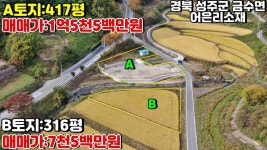 NO:1-651번#성주군땅.성주땅.성주군부동산.성주부동산.성주군금수면어은리주말농장용지.성주군귀촌주택용지매매 - kakaoTV NO:1-651번... 