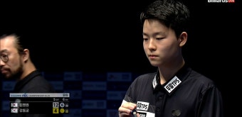 실력에 럭키샷까지!!강동궁을 위협하는 김영원[우리금융캐피탈 PBA챔피언십 24-25] | 다음스포츠