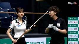 김보라에겐 너무나 아픈 3뱅크샷 판정번복![하나카드 LPBA챔피언십] - kakaoTV 김보라에겐 너무나 아픈 3뱅크샷 판정번복![하나카드... 