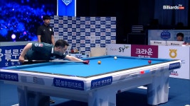 9점 하이런을 몰아치며 자신의 템포를 끌어올리는 조재호![경주블루원리조트 PBA 챔피언십 23-24] | 다음스포츠