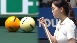 맞았나요? 어필 신청에 성공하며 득점 인정되는 최지민 [하나카드 LPBA 챔피언십] - kakaoTV 맞았나요? 어필 신청에 성공하며 득점... 