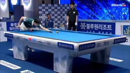 어려운 뱅크샷 성공하며 마민캄에 역전하는 신정주[경주블루원리조트 PBA 챔피언십 23-24] - kakaoTV 어려운 뱅크샷 성공하며 마민캄에... 