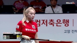 쉽죠~ 연속 뱅크샷을 성공하는 김예은 [웰컴저축은행 PBA 팀리그 25-26 1R] - kakaoTV 역전? 쉽죠~ 연속 뱅크샷을 성공하는 김예은... 