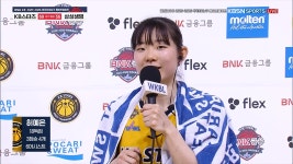 다음스포츠 | 2차전도 꼭 잡고 용인으로 넘어가겠습니다! KB스타즈 허예은, 경기 후 인터뷰 다음스포츠 | 